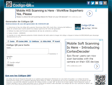 Tablet Screenshot of codigo-qr.es